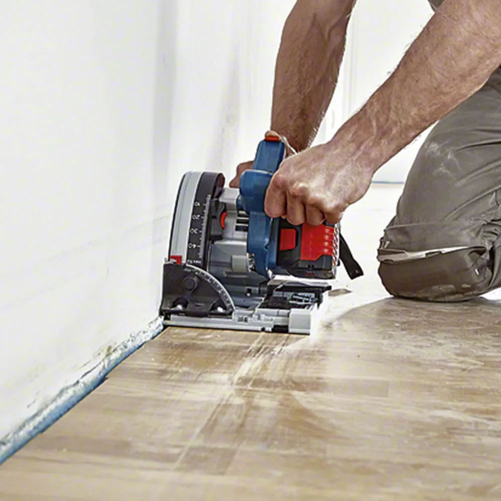 Serra circular de imersão Bosch GKT 18V-52 GC em maleta Sem bateria