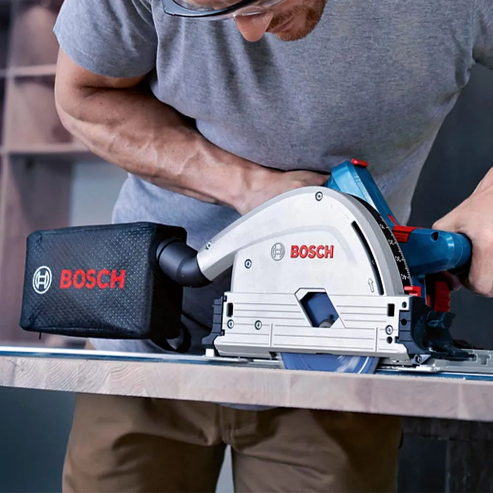 Serra circular de imersão Bosch GKT 18V-52 GC em maleta Sem bateria