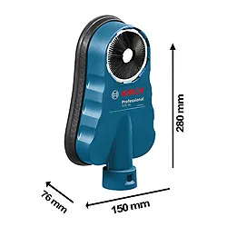 Sistema aspiração de pó Bosch GDE 68 p/perfurações até 68mm