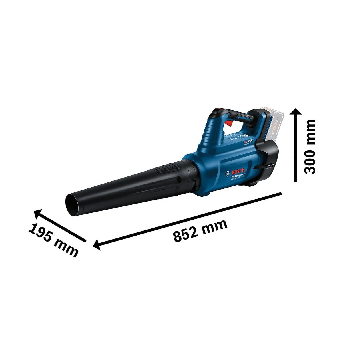 Soprador de ar Bosch GBL 18V-750 Brushless BiTurbo Sem bateria