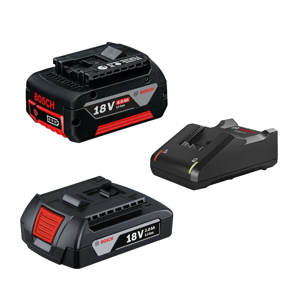 Starter Kit Bosch 2 baterias (4,0Ah+2,0Ah) + GAL 18V-40