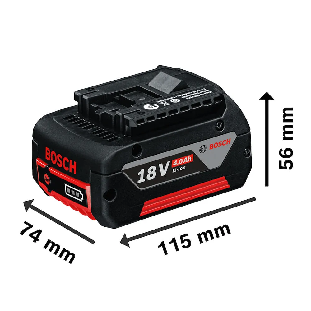 Starter Kit Bosch 2 baterias (4,0Ah+2,0Ah) + GAL 18V-40