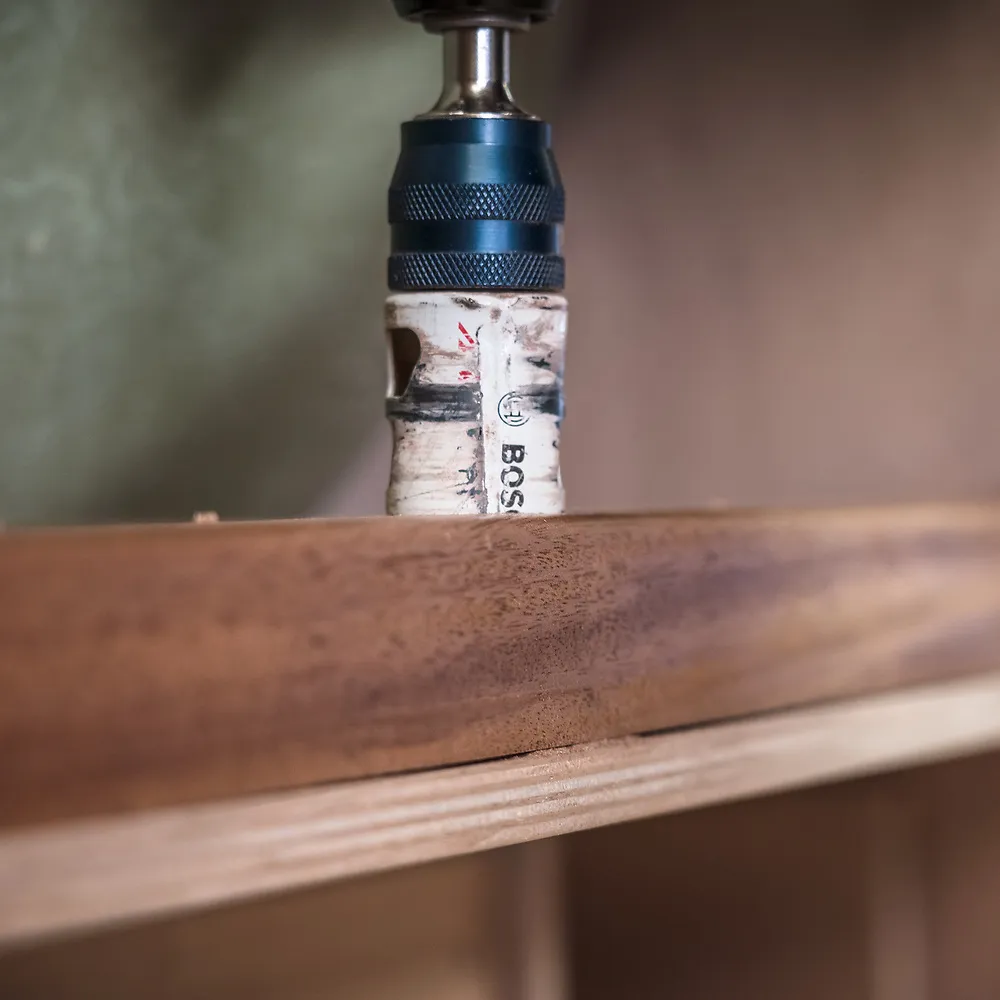 Suporte de troca rápida para serra copo PowerChange Plus SDS plus