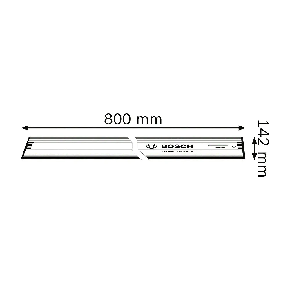 Trilho Guia Bosch FS 800 para Serra circular GKS 65 GCE